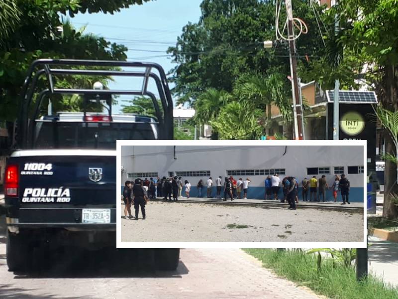 Mega operativo en zona turística de Playa del Carmen; hay 26 detenidos