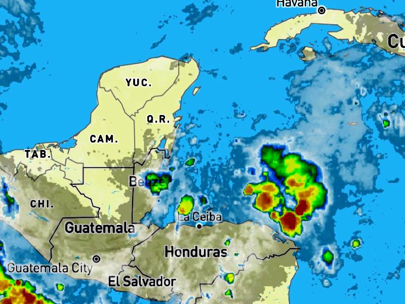 Onda Tropical ubicada en Honduras, ocasionará fuertes lluvias en el estado