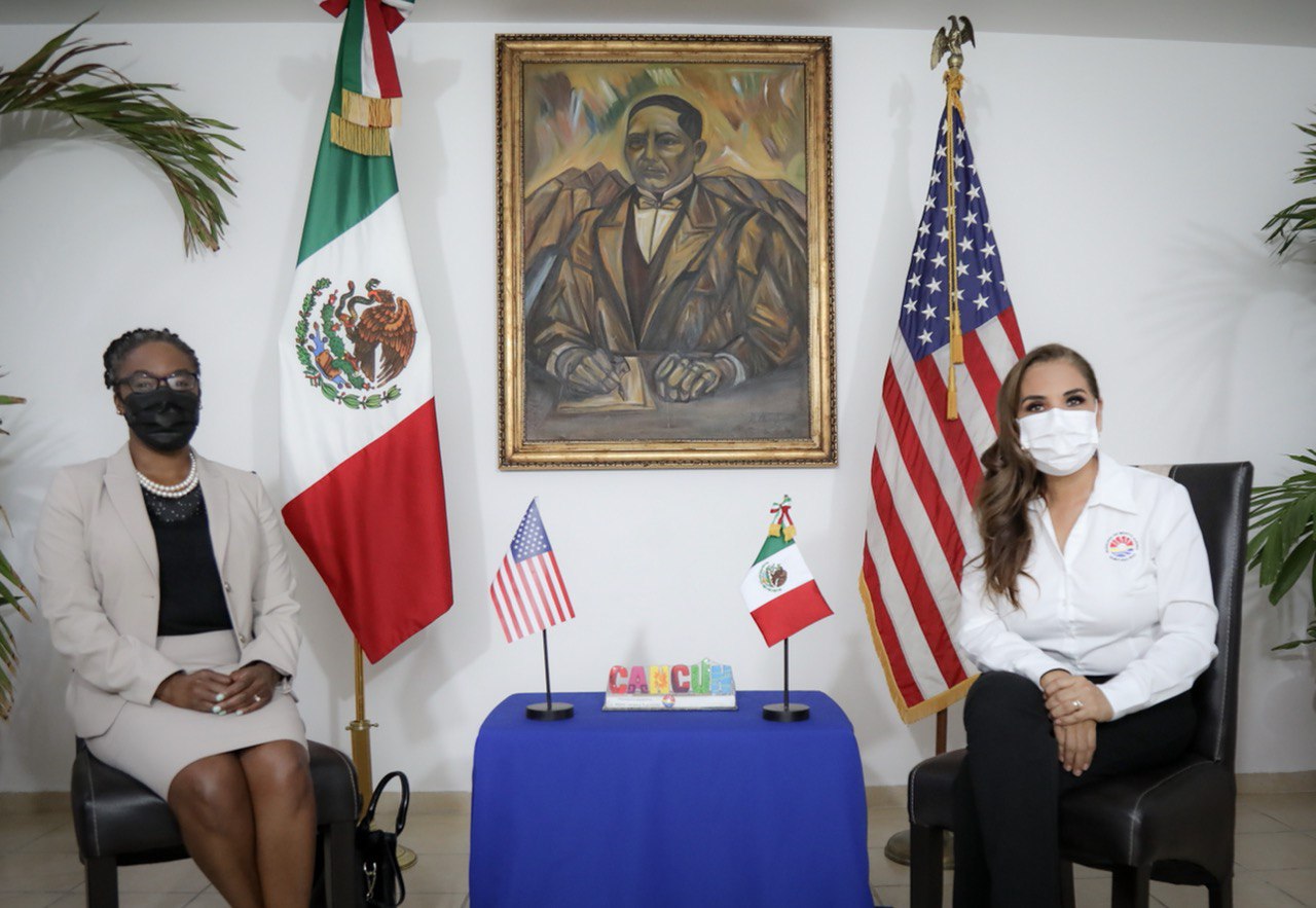 Estrechan lazos de coordinación entre Cancún y EEUU