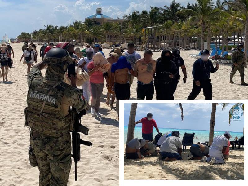 Duro golpe a la delincuencia: detienen a sujetos en playas de Solidaridad