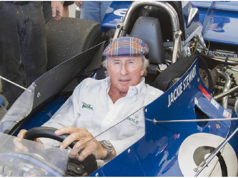 Jackie Stewart, estrella de la Fórmula 1, no dejará pasar a la cita del Gran Premio
