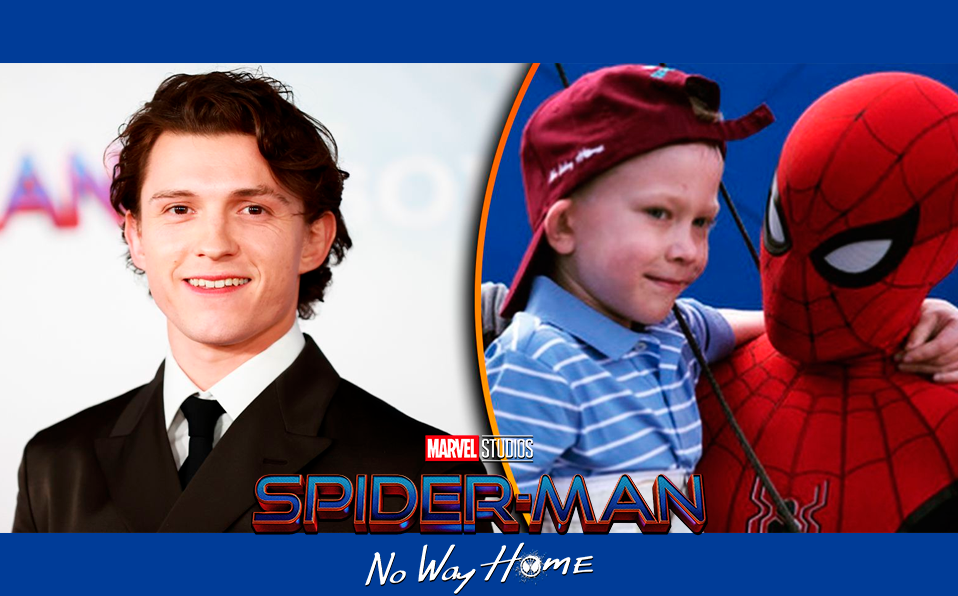 Tom Holland cumple promesa y lleva a pequeño valiente a grabaciones de Spider-Man