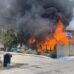Incendio consume tres casas en Playa del Carmen