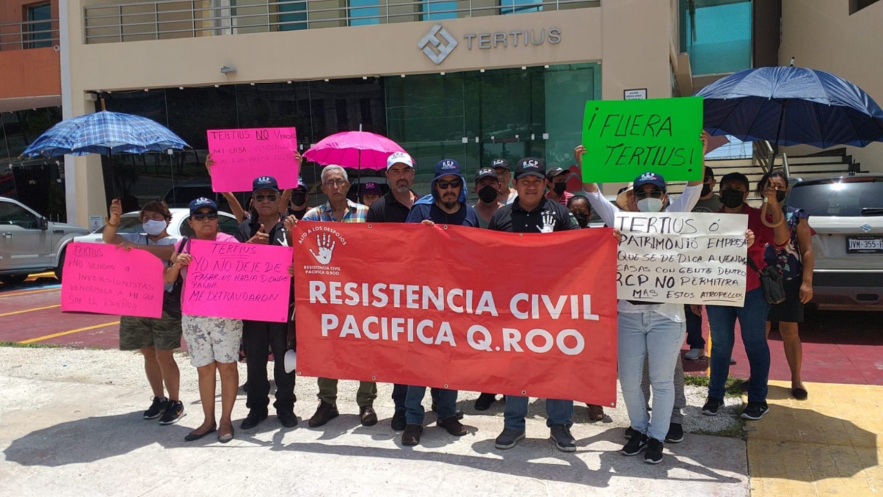 Protestan contra desalojo de viviendas por despachos jurídicos