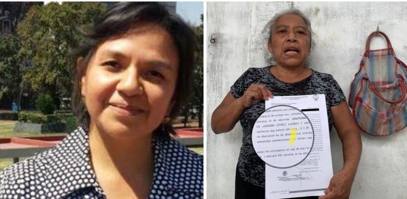 VIDEO | Despoja Fabiola Cortés de terreno a humilde mujer maya ¡Simula ser luchadora social!