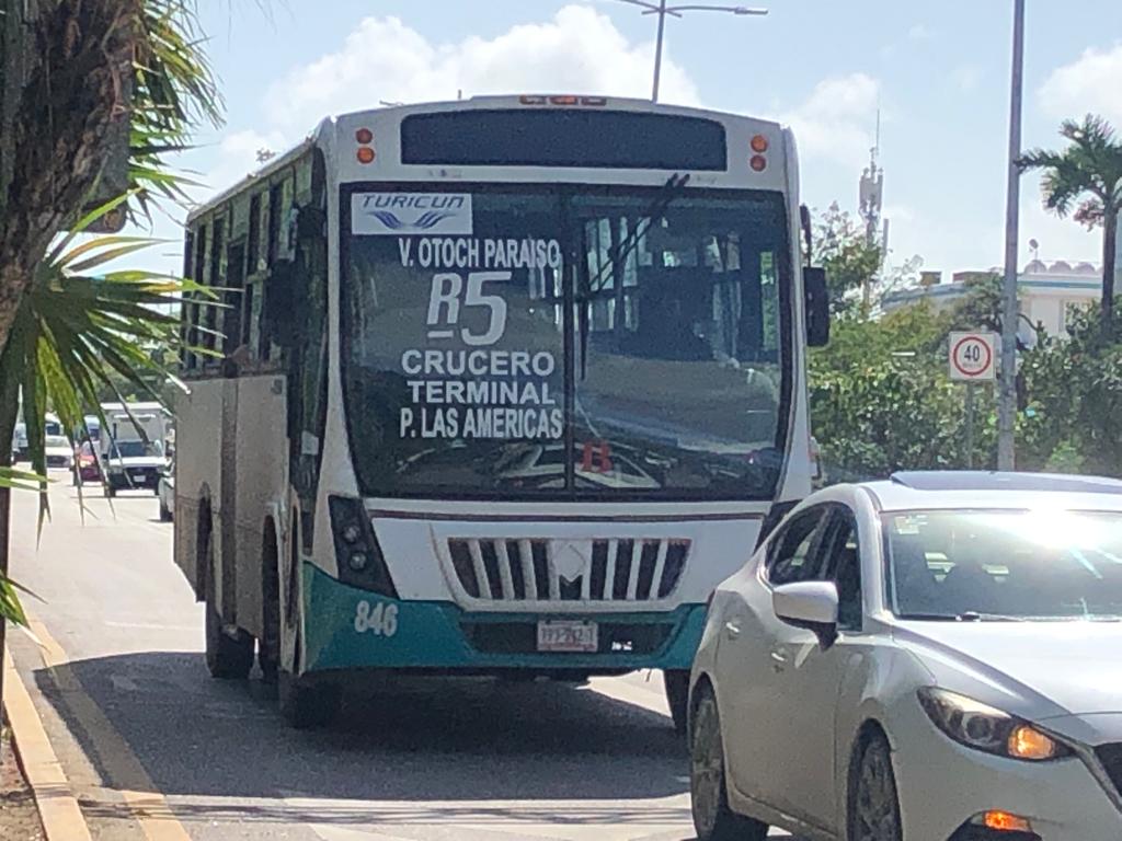 Reporta Transporte y Vialidad incremento del 15% en operativos en Cancún, durante vacaciones