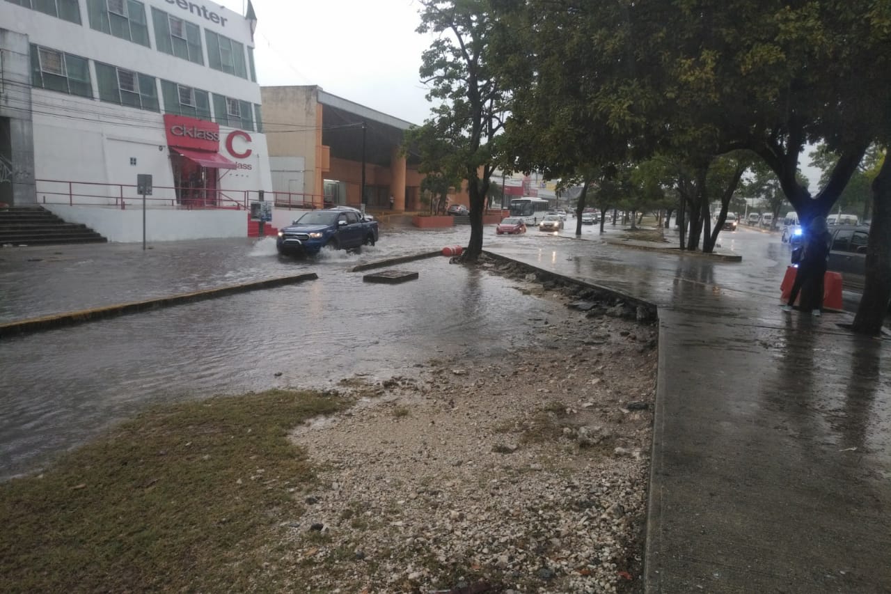 Llovió casi el triple de lo esperado en Cancún