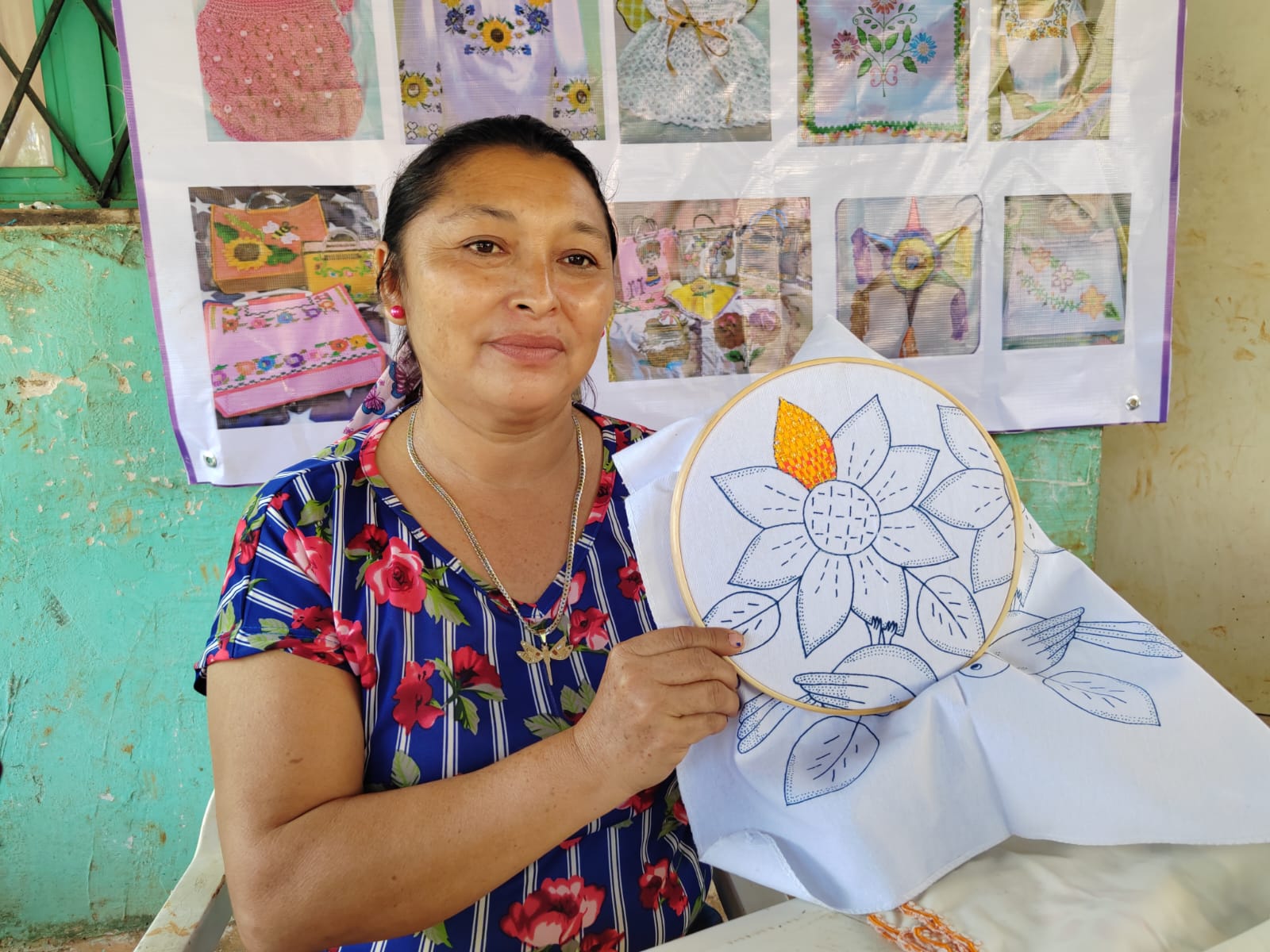 Invitan a mujeres a sumarse a taller de bordado y tejido en José María Morelos